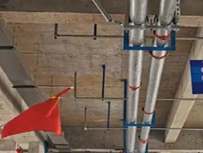 明光管廊支架的安装方法